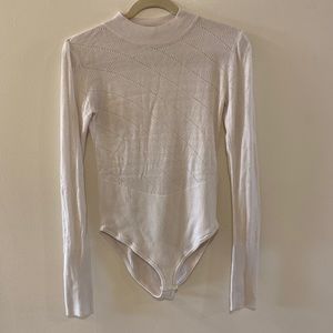 Off White Sweater Bodysuit